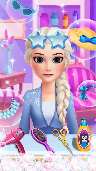 Взлом Hair Salon: Beauty Salon Game (Хэр Салон)  [МОД Menu] — стабильная версия apk на Андроид screen 1