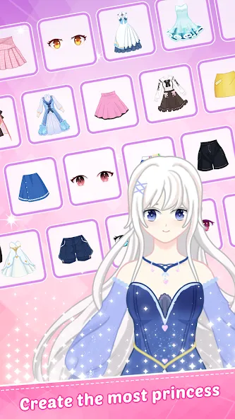 Взлом Princess Dress Up — Sweet Doll (Принцесса нарядиться)  [МОД Меню] — полная версия apk на Андроид screen 4