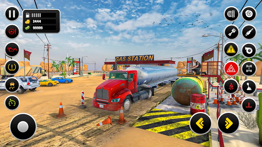 Скачать взлом Gas Station Simulator Games  [МОД Mega Pack] — стабильная версия apk на Андроид screen 1