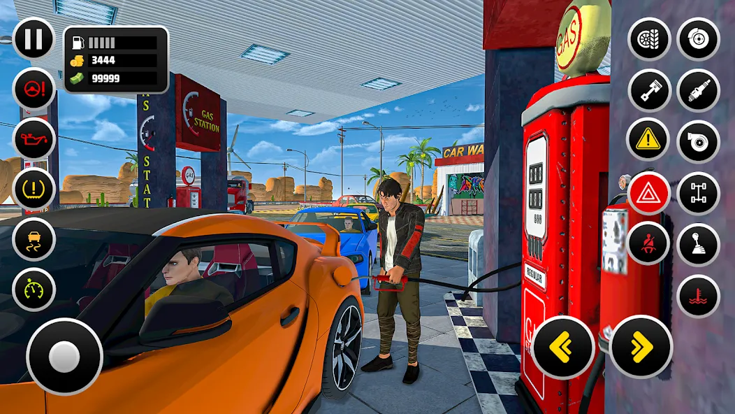 Скачать взлом Gas Station Simulator Games  [МОД Mega Pack] — стабильная версия apk на Андроид screen 2