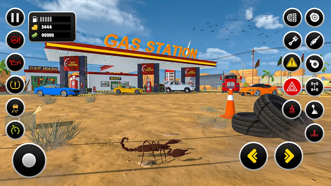 Скачать взлом Gas Station Simulator Games  [МОД Mega Pack] — стабильная версия apk на Андроид screen 3