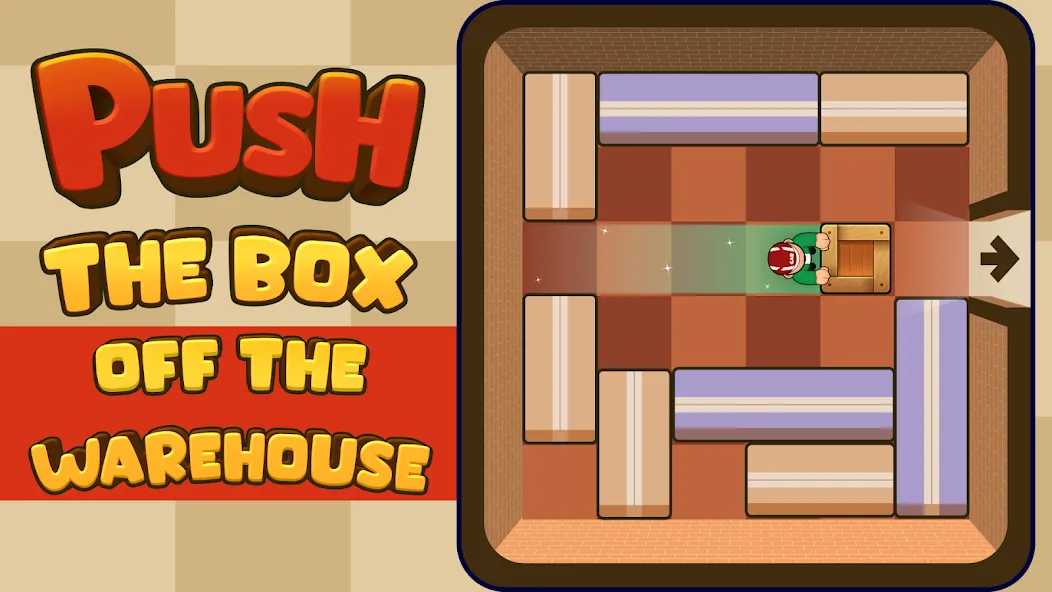 Взлом Push Box Out (Пуш Бокс Аут)  [МОД Бесконечные монеты] — полная версия apk на Андроид screen 1