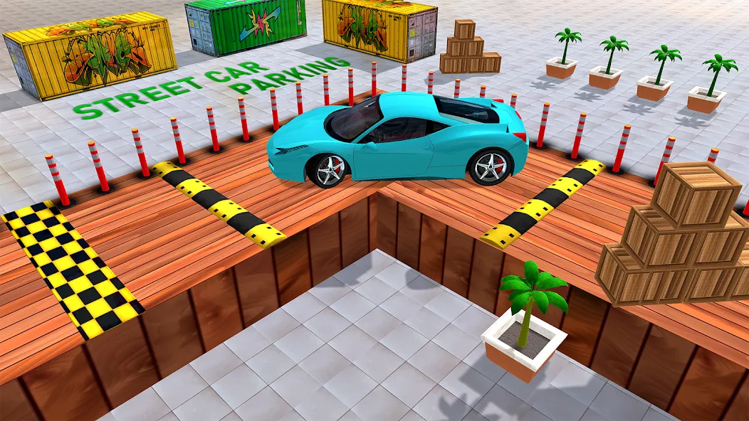 Скачать взломанную Street Car Parking: Car Games  [МОД Unlocked] — полная версия apk на Андроид screen 4