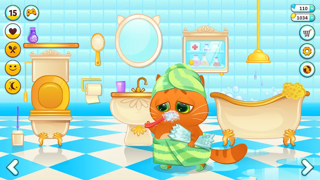 Взлом Bubbu – My Virtual Pet Cat  [МОД Много денег] — полная версия apk на Андроид screen 1