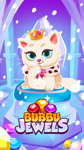 Скачать взломанную Bubbu Jewels — Merge Puzzle (Буббу Джуэлс)  [МОД Unlocked] — стабильная версия apk на Андроид screen 1