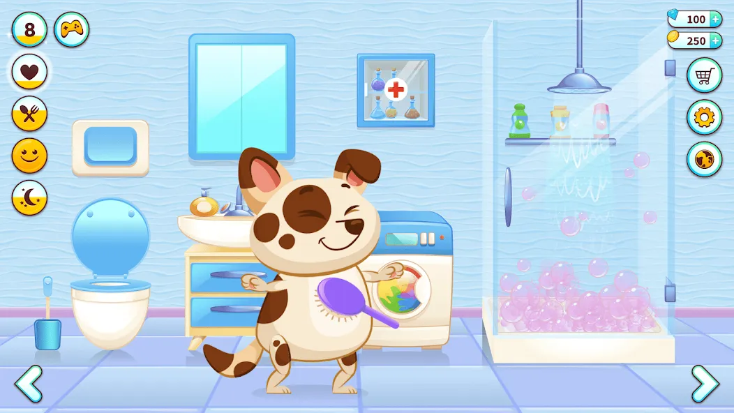 Взлом Duddu — My Virtual Pet Dog  [МОД Menu] — полная версия apk на Андроид screen 1