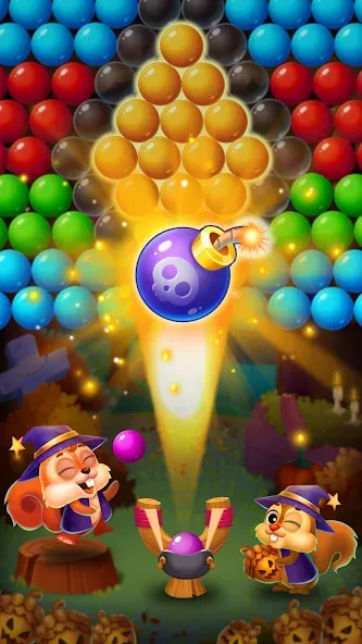 Скачать взломанную Bubble Shooter Rescue (Бабл Шутер Рескью)  [МОД Все открыто] — стабильная версия apk на Андроид screen 5