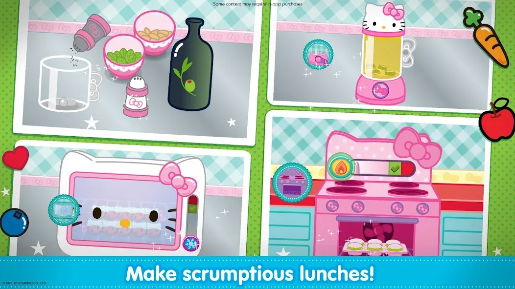 Взлом Hello Kitty Lunchbox  [МОД Все открыто] — последняя версия apk на Андроид screen 2