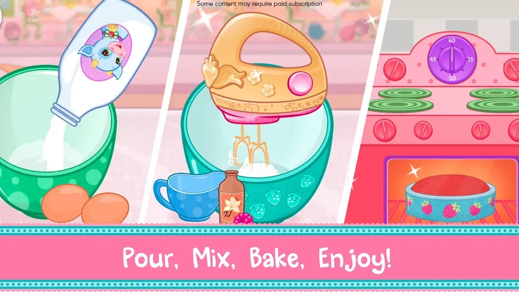 Взломанная Strawberry Shortcake Bake Shop  [МОД Mega Pack] — последняя версия apk на Андроид screen 2