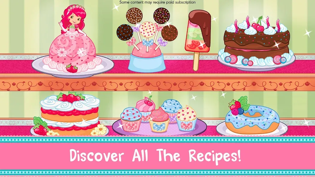 Взломанная Strawberry Shortcake Bake Shop  [МОД Mega Pack] — последняя версия apk на Андроид screen 3