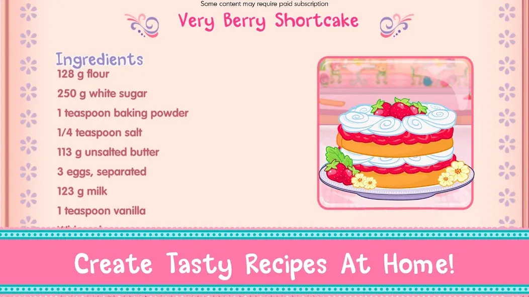 Взломанная Strawberry Shortcake Bake Shop  [МОД Mega Pack] — последняя версия apk на Андроид screen 4