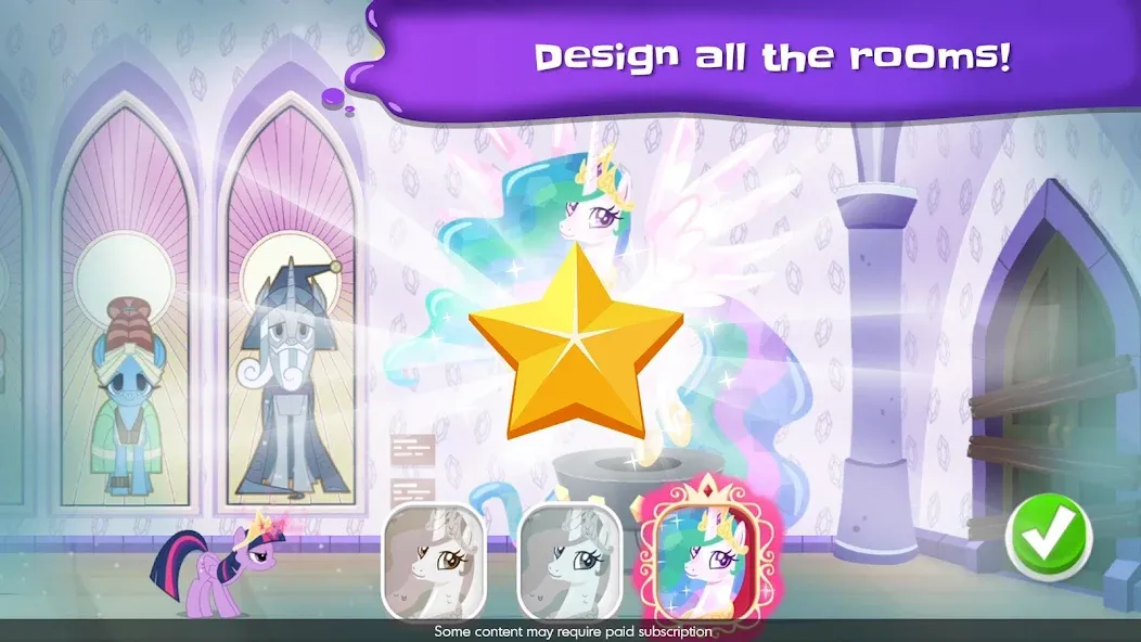 Скачать взлом My Little Pony Color By Magic (Май Литл Пони)  [МОД Unlocked] — стабильная версия apk на Андроид screen 3