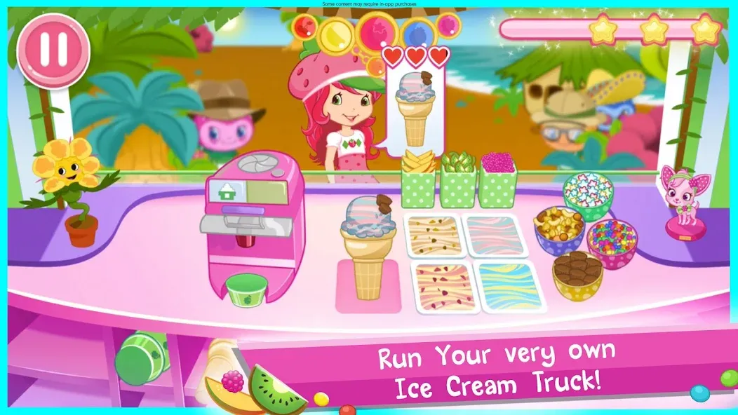 Взломанная Strawberry Shortcake Ice Cream  [МОД Unlimited Money] — полная версия apk на Андроид screen 1