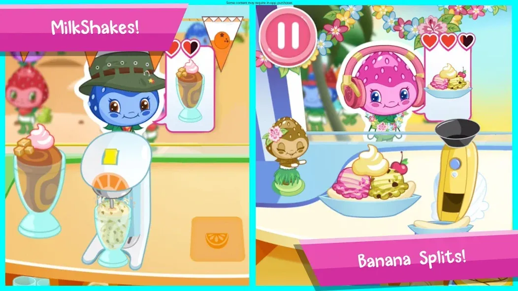 Взломанная Strawberry Shortcake Ice Cream  [МОД Unlimited Money] — полная версия apk на Андроид screen 2