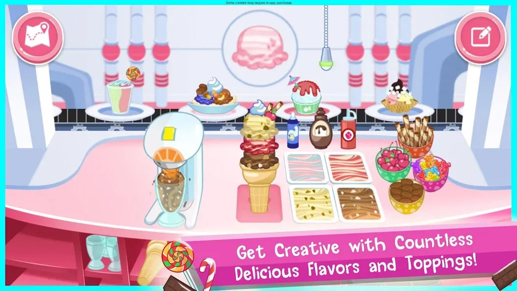 Взломанная Strawberry Shortcake Ice Cream  [МОД Unlimited Money] — полная версия apk на Андроид screen 4