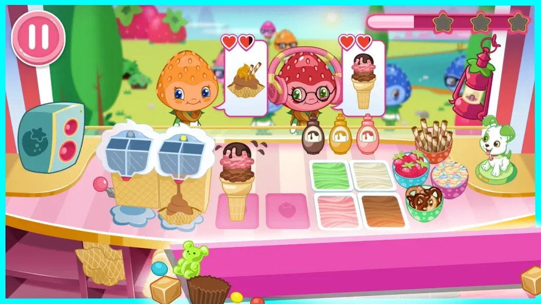 Взломанная Strawberry Shortcake Ice Cream  [МОД Unlimited Money] — полная версия apk на Андроид screen 5