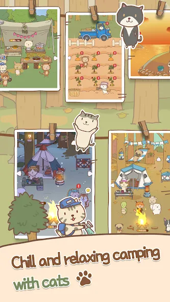 Скачать взлом Animal Camping: Idle Camp (Анимал Кемпинг)  [МОД Меню] — последняя версия apk на Андроид screen 1