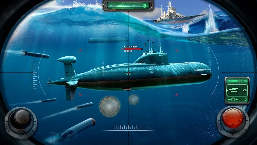 Взлом Sea War: Raid (Юбоат)  [МОД Бесконечные деньги] — стабильная версия apk на Андроид screen 3