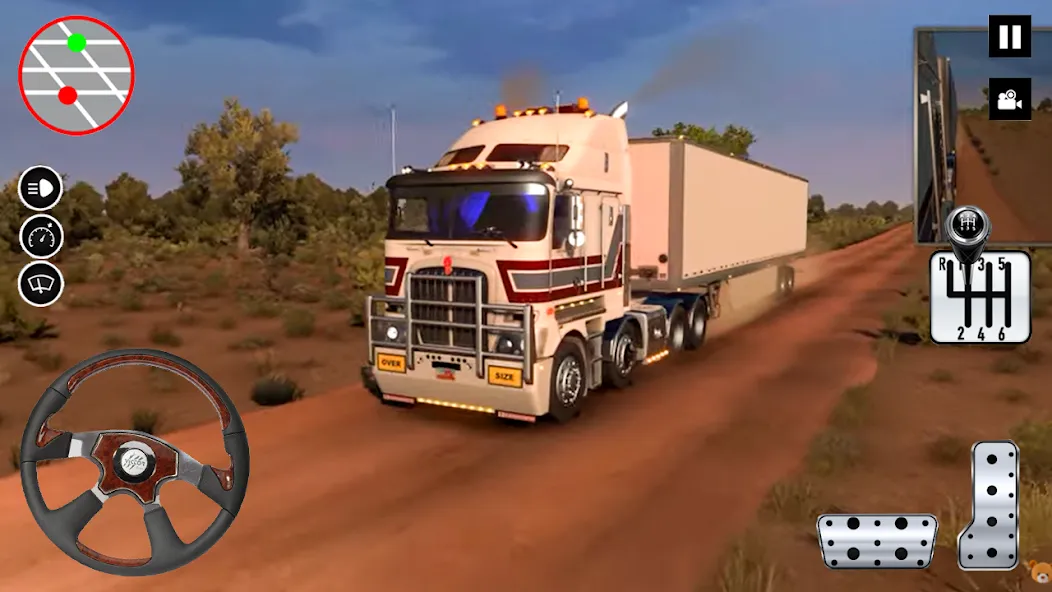 Скачать взломанную World Truck Grand Transport 3D  [МОД Mega Pack] — стабильная версия apk на Андроид screen 4