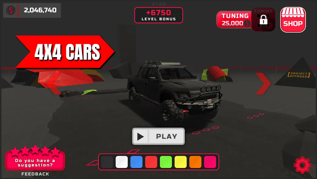 Взлом [Project : Offroad]  [МОД Много монет] — полная версия apk на Андроид screen 4