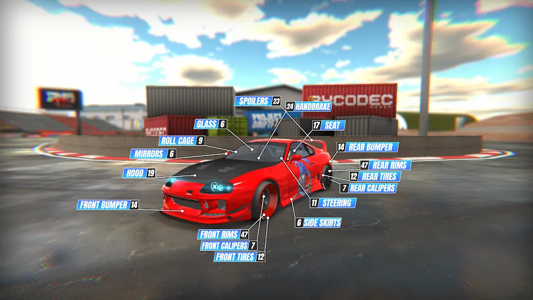 Взлом Project Drift 2.0 : Online  [МОД Все открыто] — последняя версия apk на Андроид screen 3