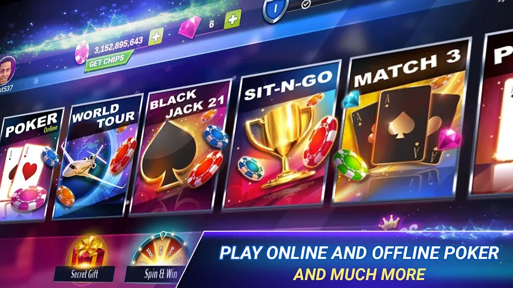 Взлом Poker Zmist — Offline & Online (Покер Змст)  [МОД Много денег] — стабильная версия apk на Андроид screen 2