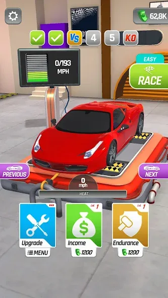 Взлом Dyno Racing (Дино Рейсинг)  [МОД Все открыто] — стабильная версия apk на Андроид screen 1