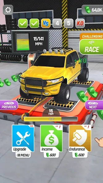 Взлом Dyno Racing (Дино Рейсинг)  [МОД Все открыто] — стабильная версия apk на Андроид screen 4