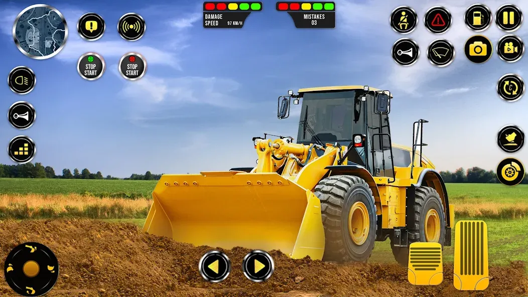 Взлом Construction Machine Real JCB  [МОД Mega Pack] — стабильная версия apk на Андроид screen 2