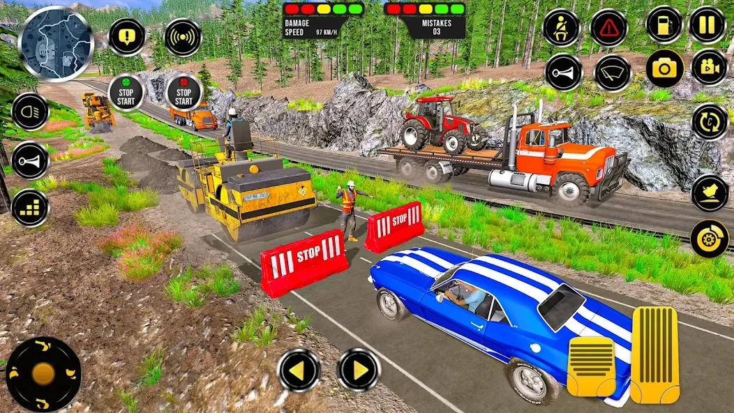 Взлом Construction Machine Real JCB  [МОД Mega Pack] — стабильная версия apk на Андроид screen 4