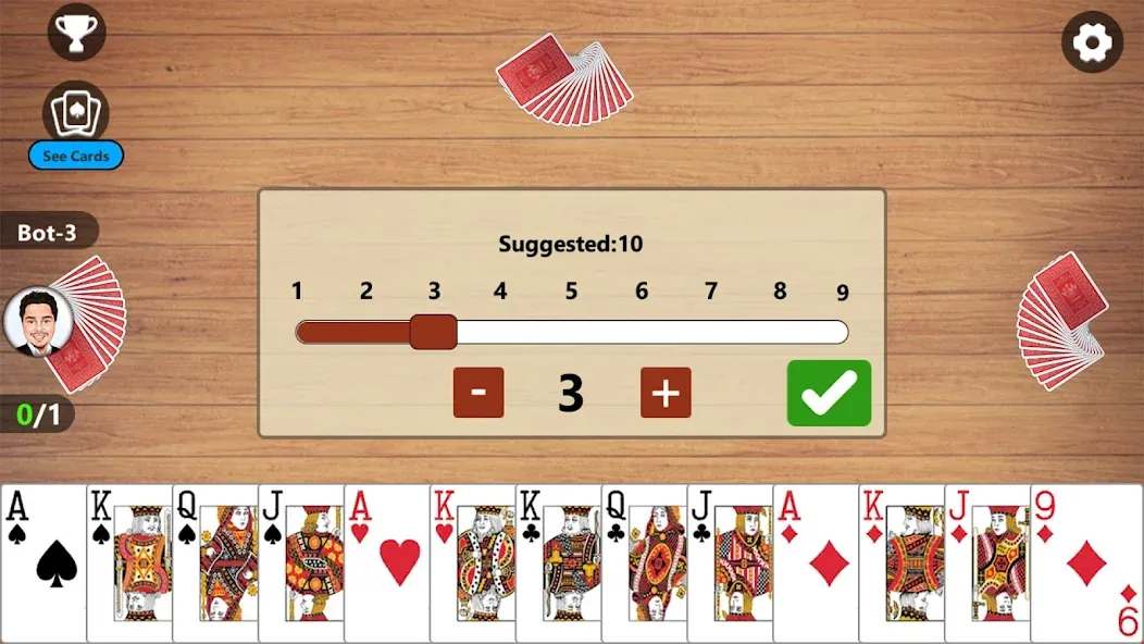 Взлом Callbreak Master 3 — Card Game  [МОД Бесконечные деньги] — стабильная версия apk на Андроид screen 5