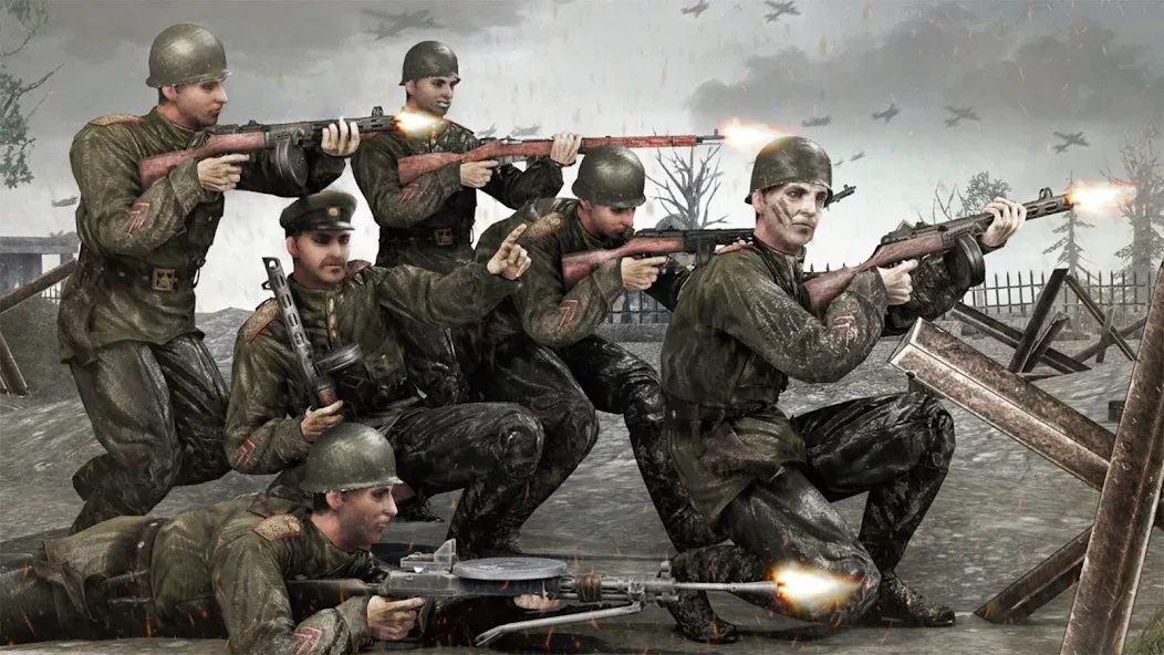 Взломанная Medal of War – WW2 Games 2024  [МОД Бесконечные деньги] — последняя версия apk на Андроид screen 2