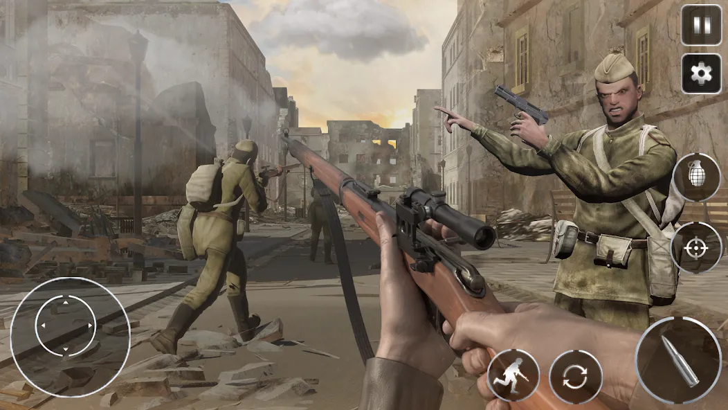 Взломанная Call Of Courage : WW2 Shooting  [МОД Mega Pack] — стабильная версия apk на Андроид screen 5