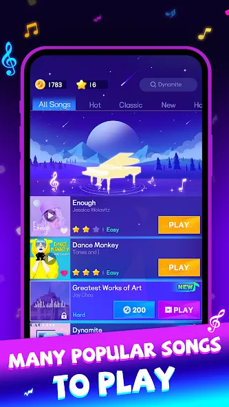 Взлом Beat Piano Dance:music game (Маджик Пиано Тайлз)  [МОД Много монет] — полная версия apk на Андроид screen 5