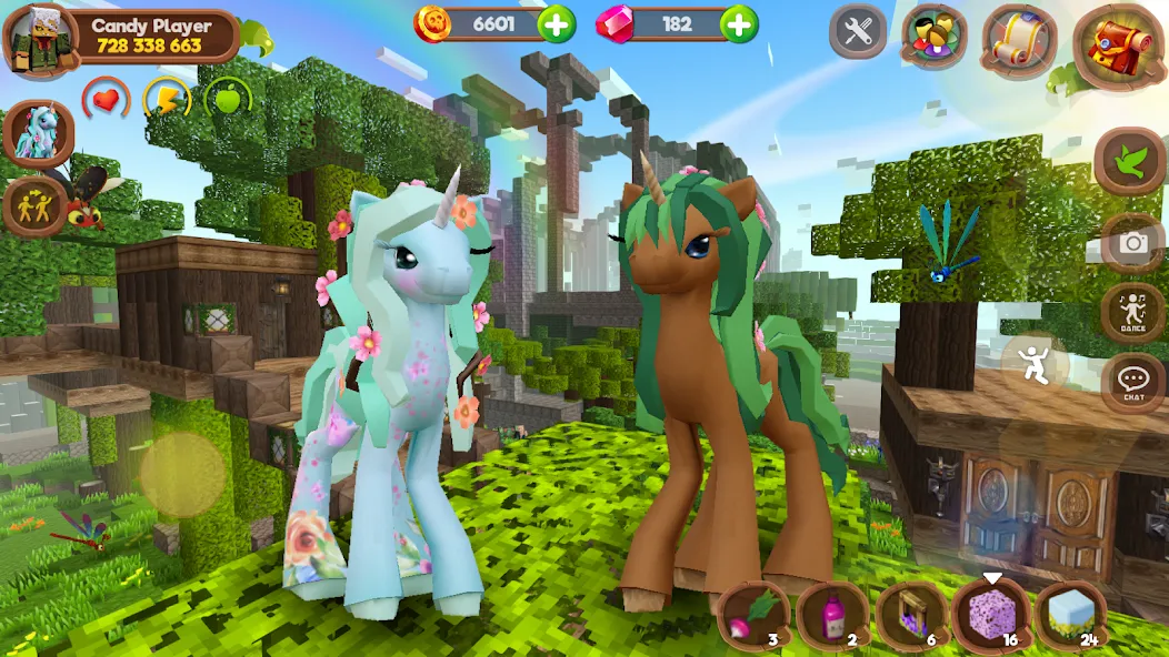 Взломанная Pony World Craft  [МОД Много монет] — последняя версия apk на Андроид screen 3