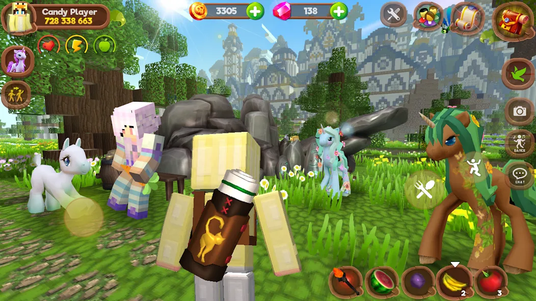 Взломанная Pony World Craft  [МОД Много монет] — последняя версия apk на Андроид screen 4