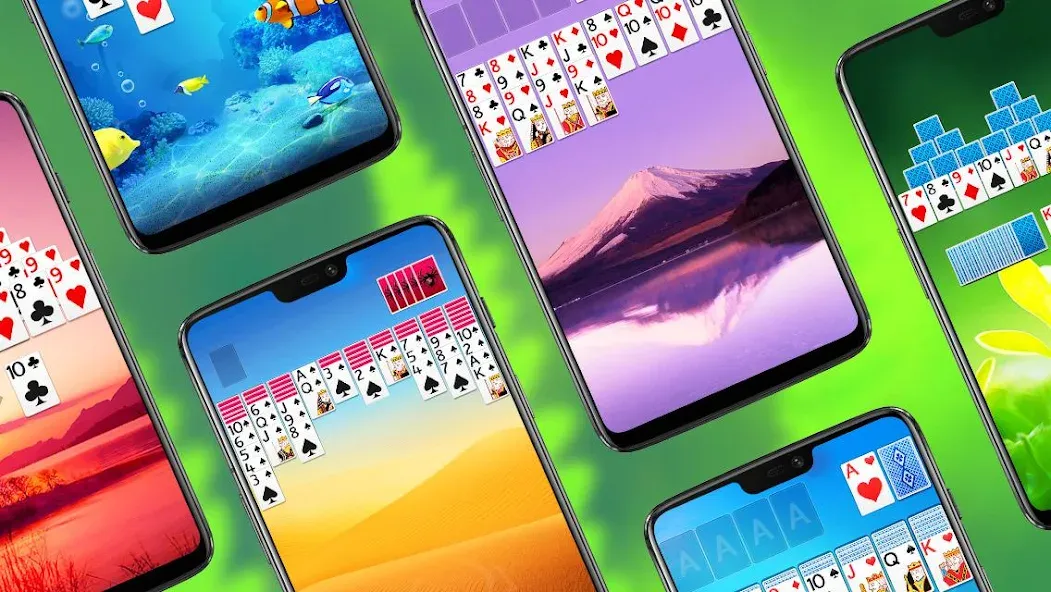 Скачать взломанную Solitaire Collection (Солитер Коллекшн)  [МОД Unlocked] — стабильная версия apk на Андроид screen 2