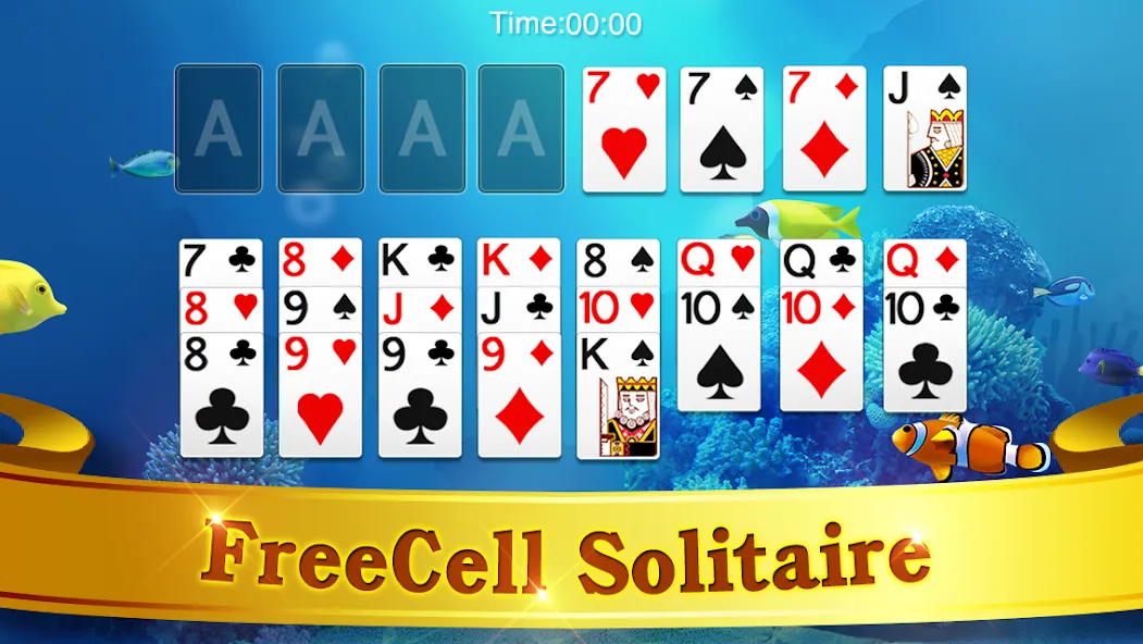 Скачать взломанную FreeCell Solitaire  [МОД Много монет] — последняя версия apk на Андроид screen 5