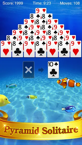 Скачать взлом Pyramid Solitaire  [МОД Unlocked] — стабильная версия apk на Андроид screen 1