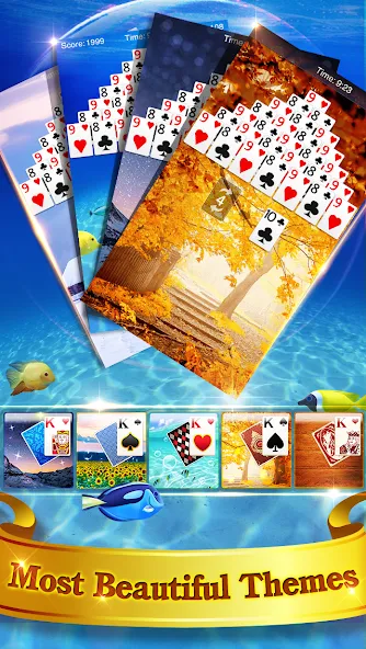 Скачать взлом Pyramid Solitaire  [МОД Unlocked] — стабильная версия apk на Андроид screen 4