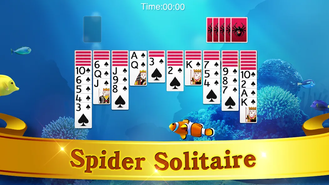 Взлом Spider Solitaire  [МОД Все открыто] — полная версия apk на Андроид screen 5