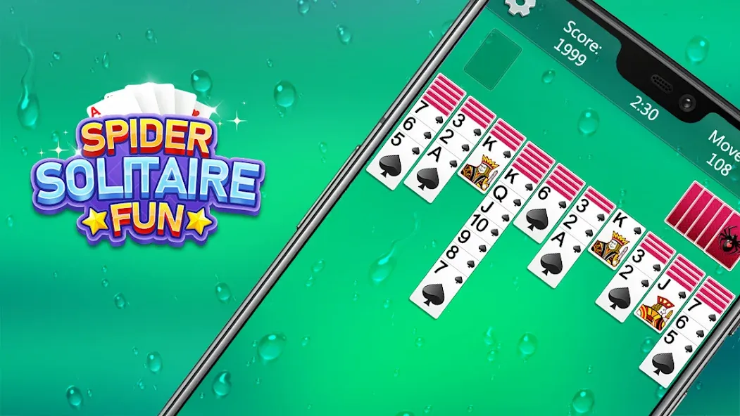 Скачать взлом Spider Solitaire Fun (Спайдер Солитер Фан)  [МОД Unlimited Money] — последняя версия apk на Андроид screen 3