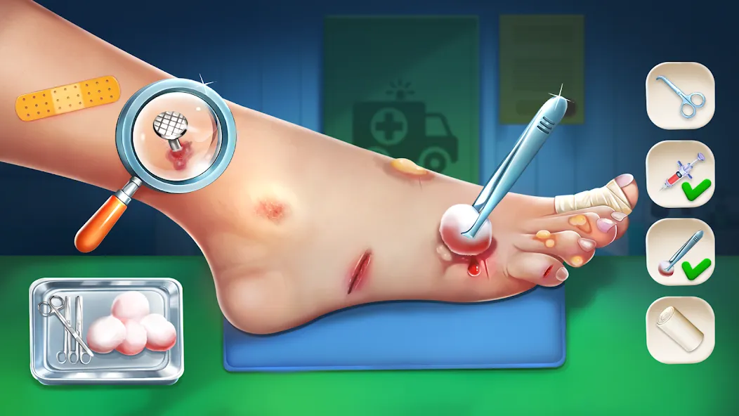 Скачать взломанную Doctor Hospital Games Offline  [МОД Меню] — стабильная версия apk на Андроид screen 5