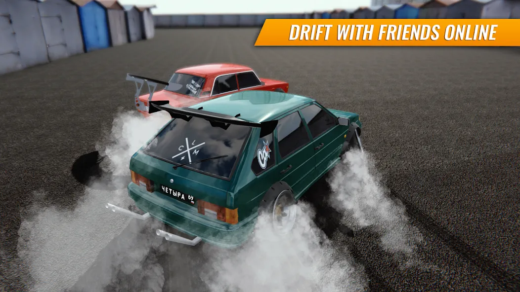 Взломанная Russian Car Drift (Ар Си Ди в случае сокращения)  [МОД Mega Pack] — стабильная версия apk на Андроид screen 1