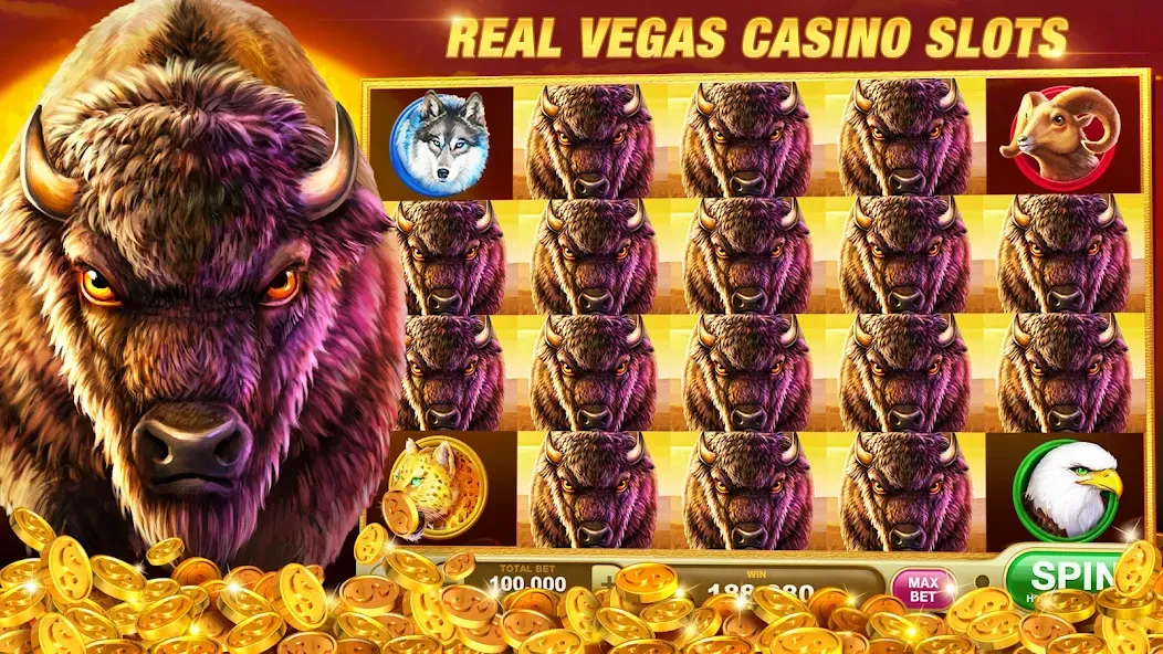 Скачать взлом Slots Rush: Vegas Casino Slots (Слотс Раш)  [МОД Unlimited Money] — полная версия apk на Андроид screen 3