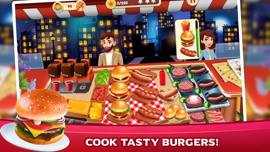 Взлом Cooking Mastery: Kitchen games  [МОД Бесконечные монеты] — последняя версия apk на Андроид screen 1