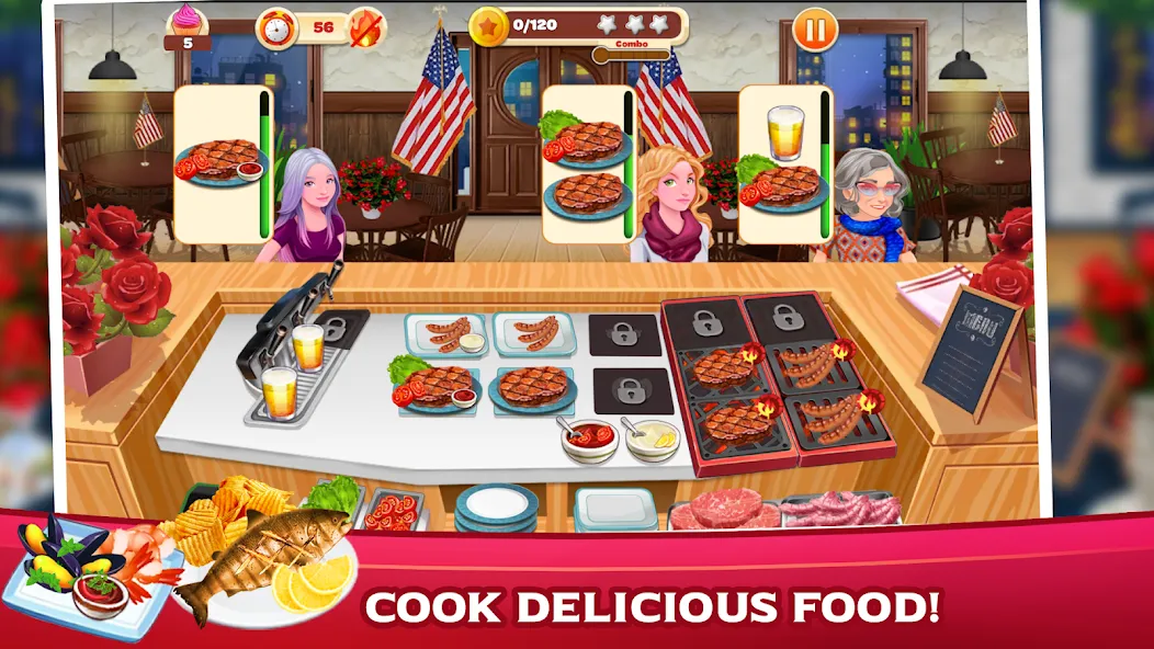 Взлом Cooking Mastery: Kitchen games  [МОД Бесконечные монеты] — последняя версия apk на Андроид screen 3