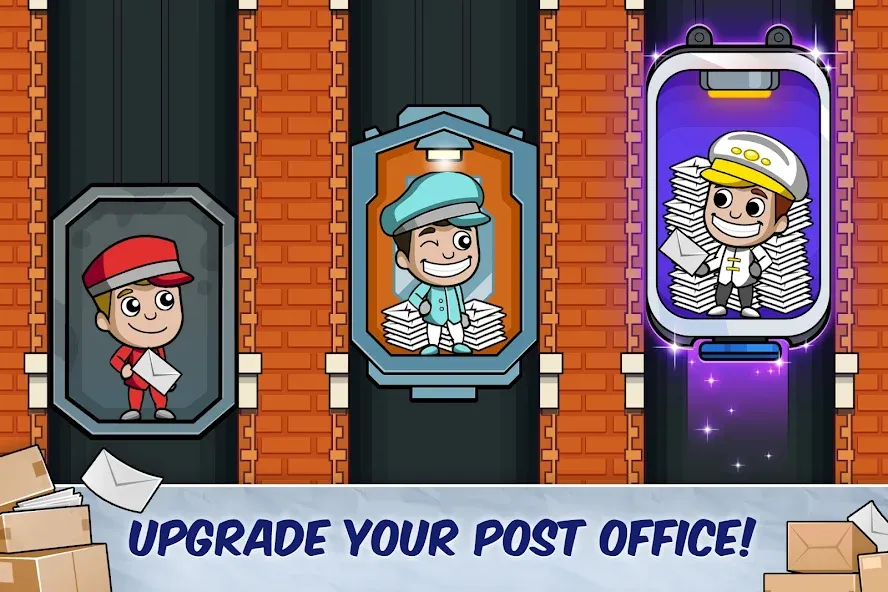 Взлом Idle Mail Tycoon (Айдл Мейл Тайкун)  [МОД Unlocked] — полная версия apk на Андроид screen 4