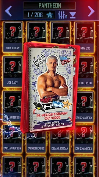 Взломанная WWE SuperCard — Battle Cards (ВВЕ СуперКард)  [МОД Все открыто] — стабильная версия apk на Андроид screen 3