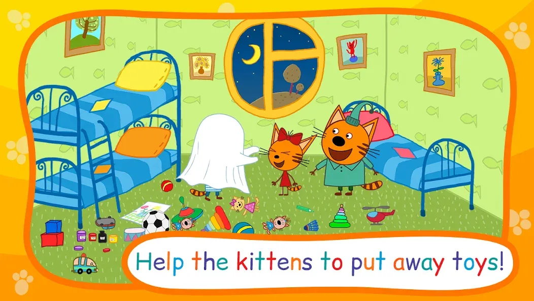 Скачать взлом Kid-E-Cats: Bedtime Stories  [МОД Menu] — стабильная версия apk на Андроид screen 1